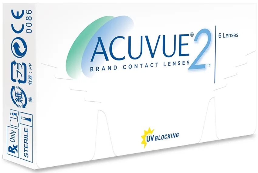 Линзы контактные мягкие 2-х недельные Acuvue 2(1линза)
