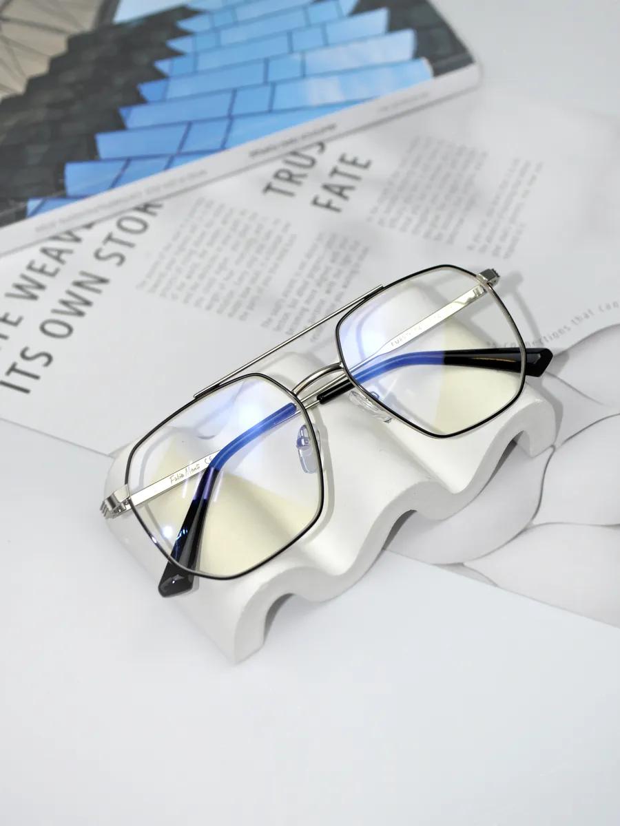 Корригирующие очки Fabia Monti Titanium FM 8976, антиблик BlueBloker
